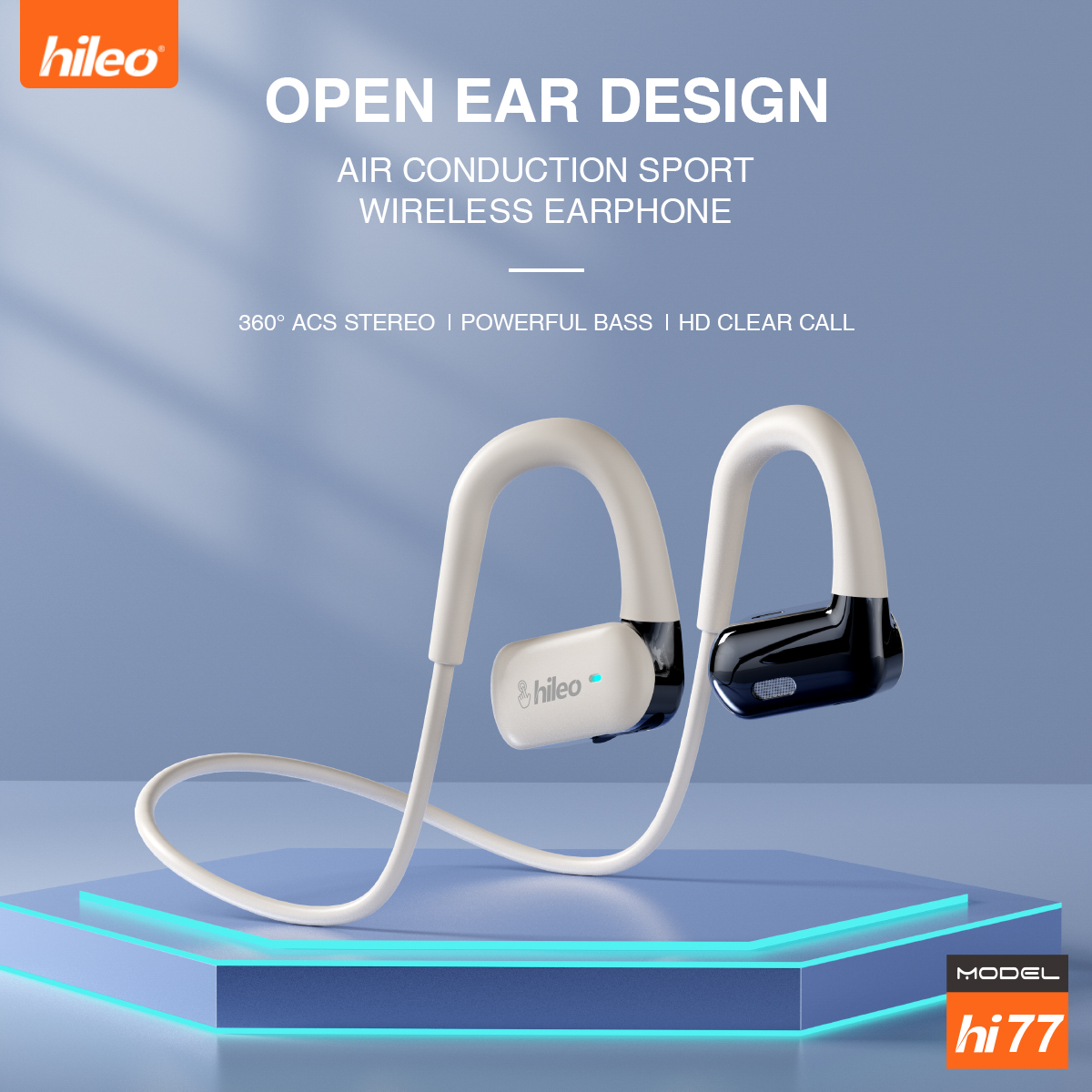 Earphone Sport Hook - Hileo Hi77 Speakers bluetooth wireless Ear