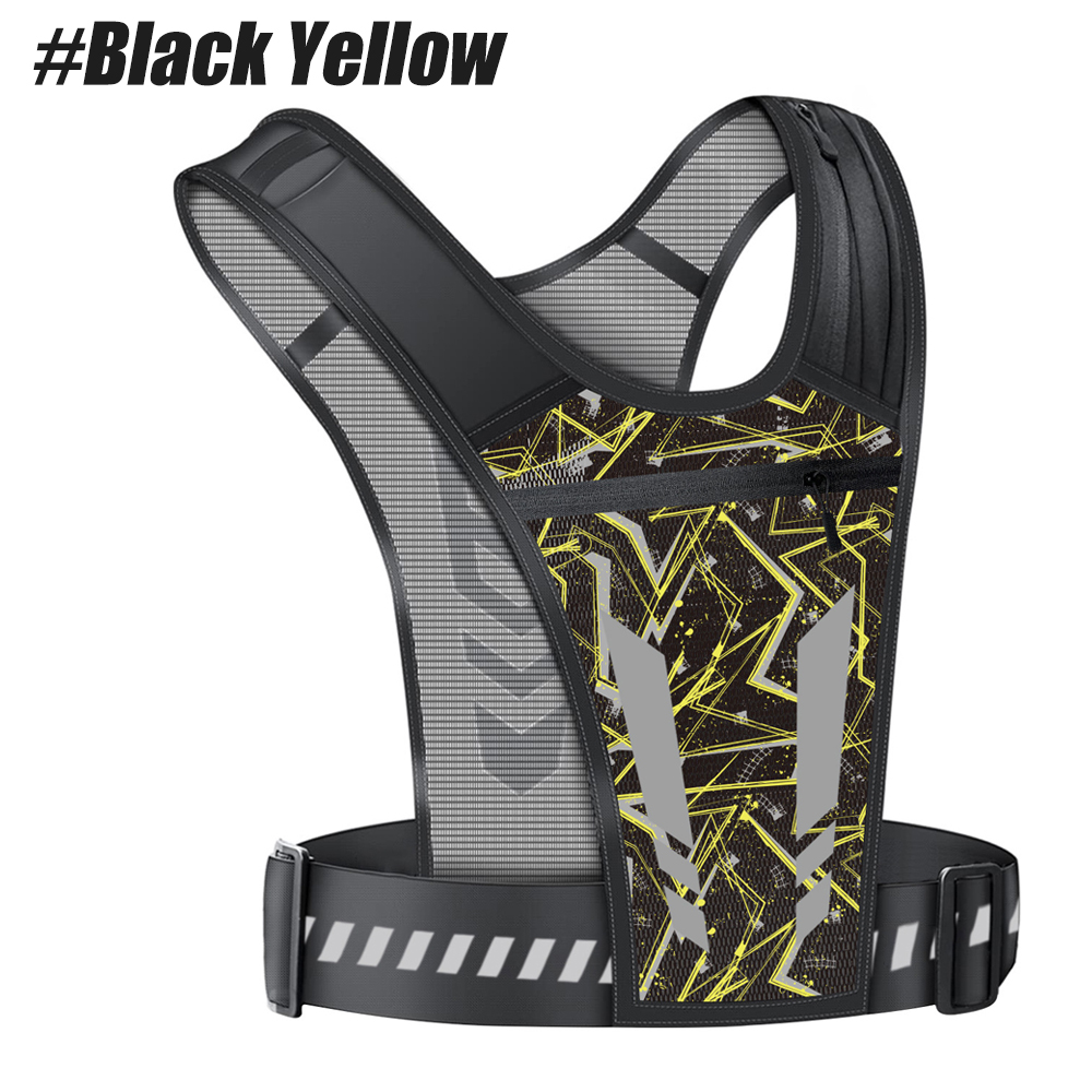 Running Gear Gym - Reflective Running Vest with Phone Holder