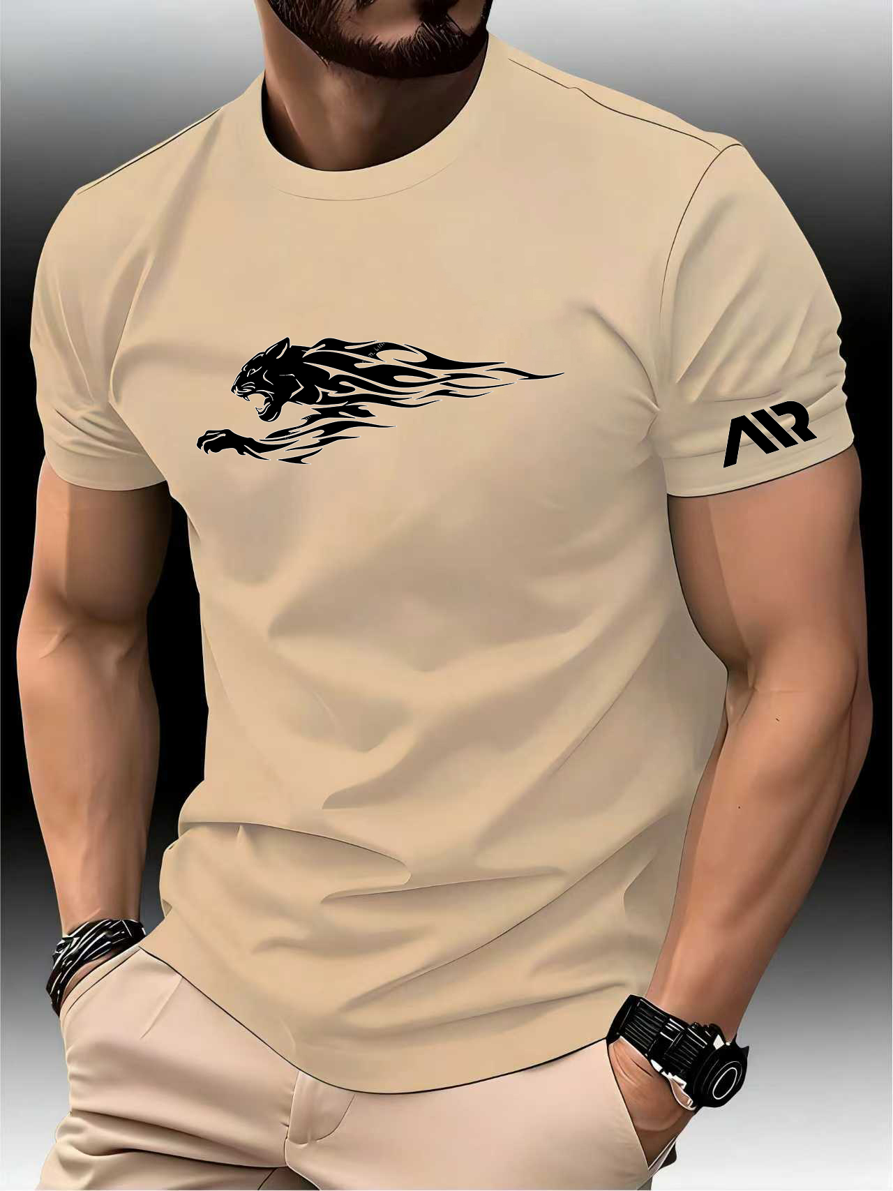 Running Gear Winter - New Men’s Quick Dry Letter Short
