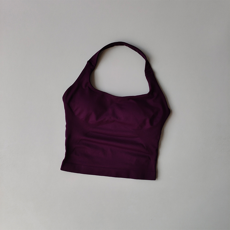 Running Gear Vest - Neck Halter Shockproof Sport Longline Strappy