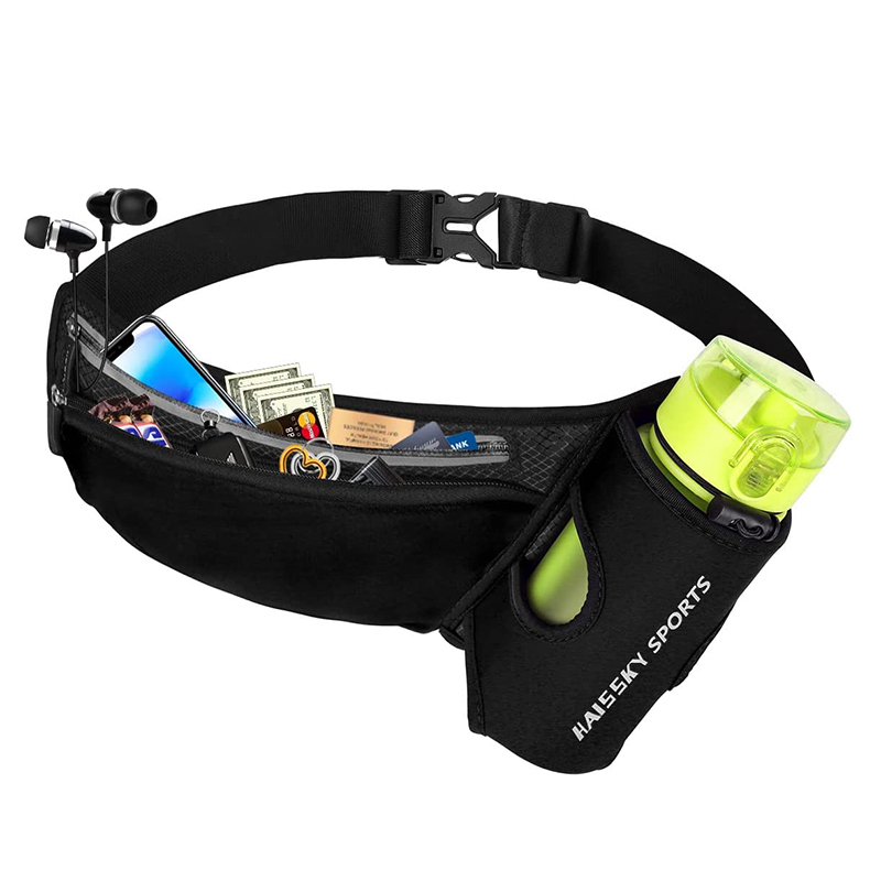 Running Gear Holder - HAISSKY Water Bottle Holder Waist Running