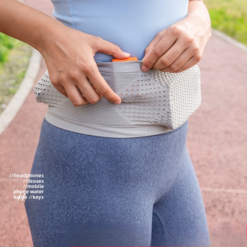 Running Gear Holder - Invisible Breathable Running Fanny Pack, Multifunctional