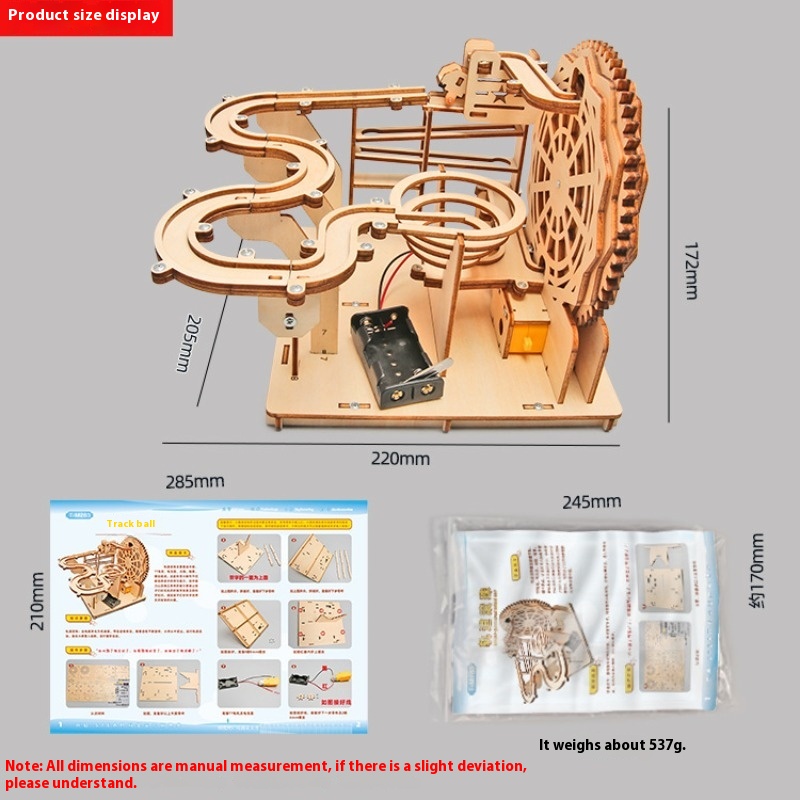 DIY Wooden Marble Run Kit – ST – обзор и цена Running Gear Track