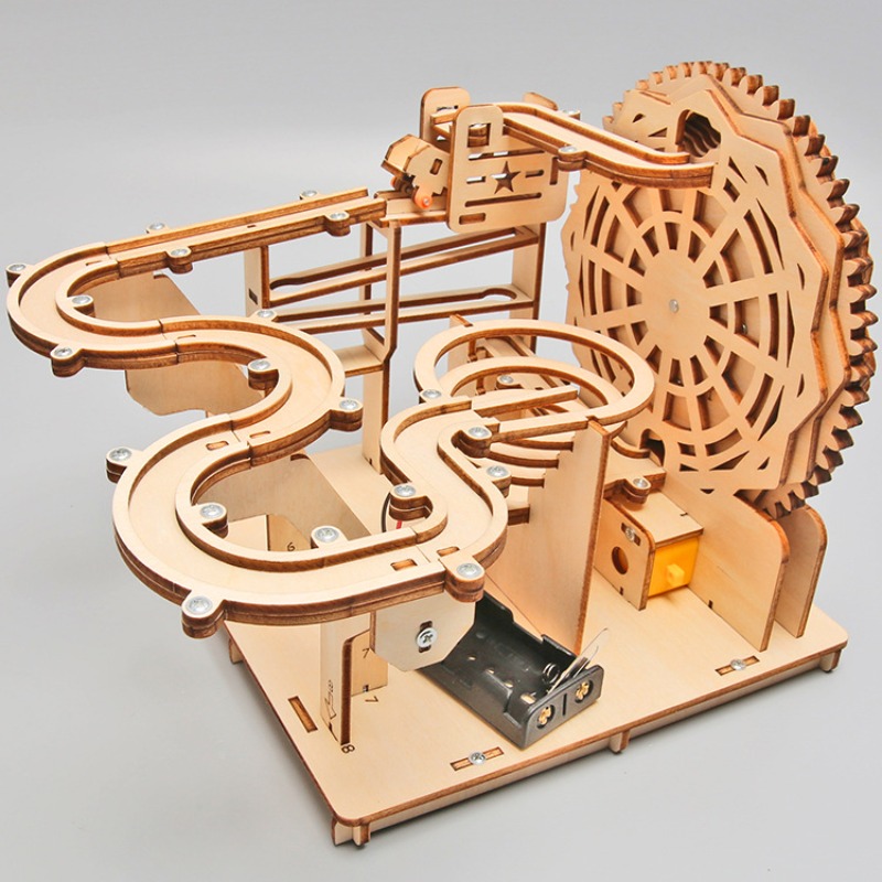 DIY Wooden Marble Run Kit – ST – обзор и цена Running Gear Track