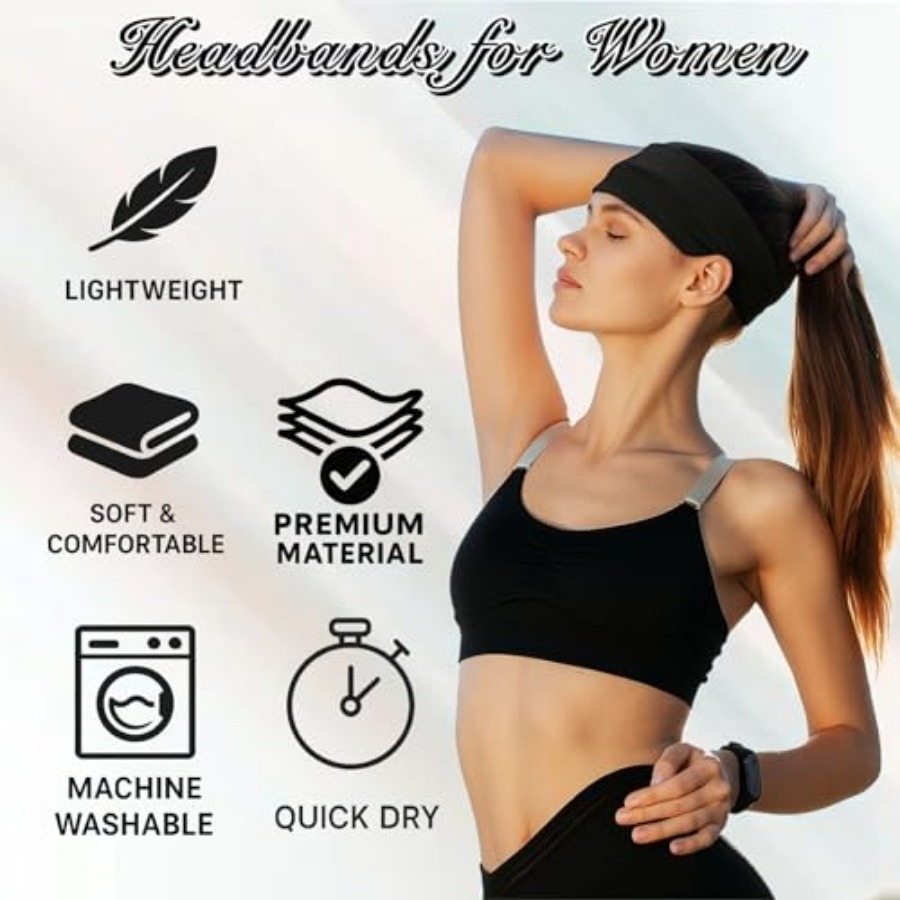 25 Pack Headbands for Women 25 – обзор и цена Running Gear Winter