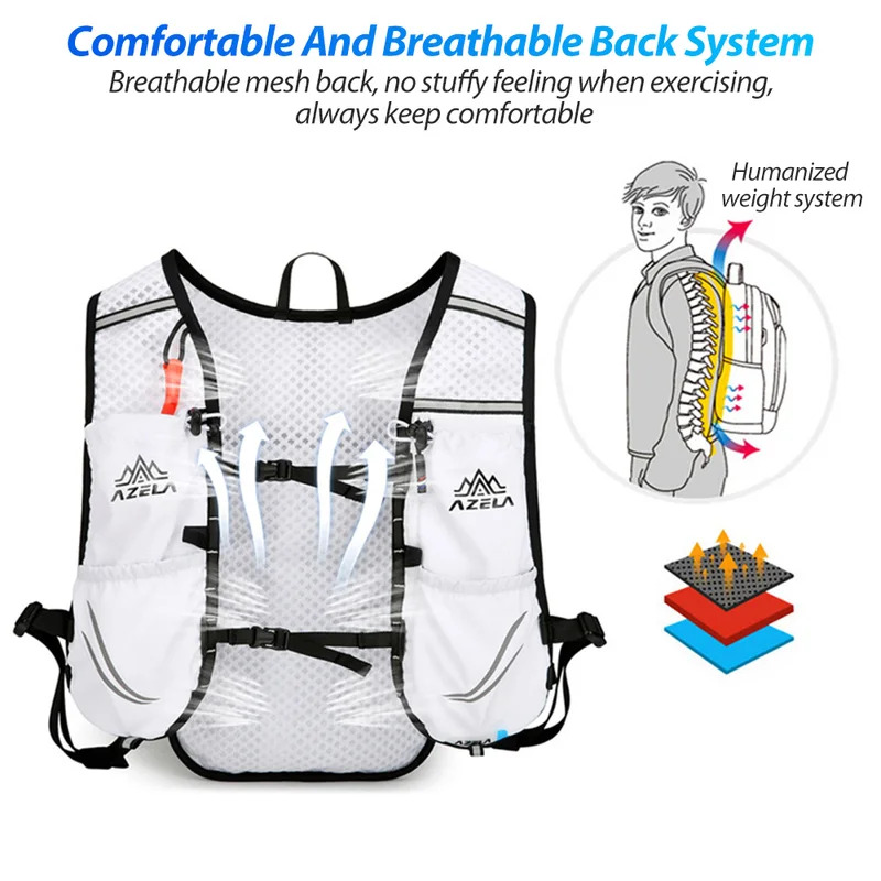 NEW Breathable Hydration Vest  – обзор и цена Running Gear Vest