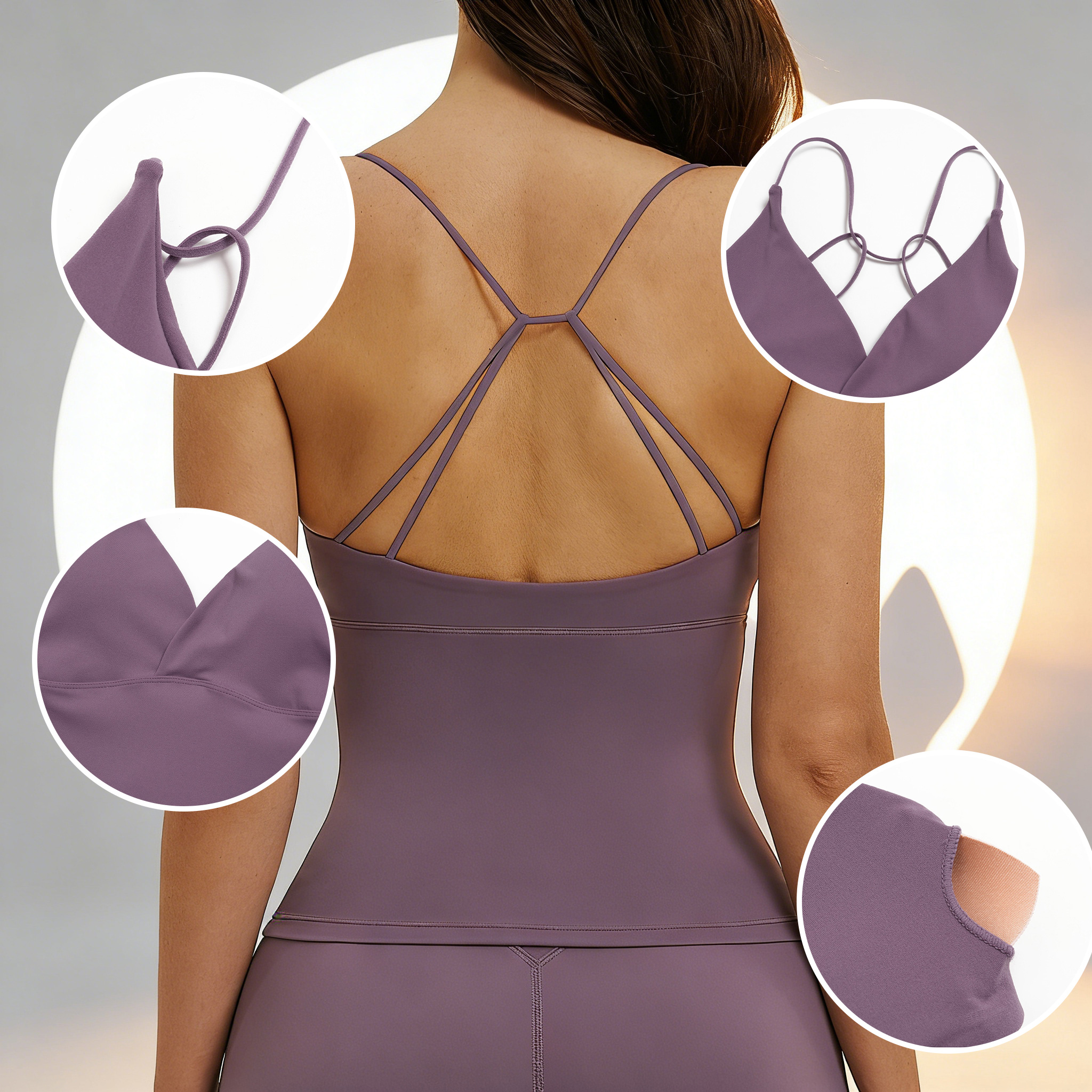 Yoga Tank Top with Pads Backle – обзор и цена Running Gear Vest