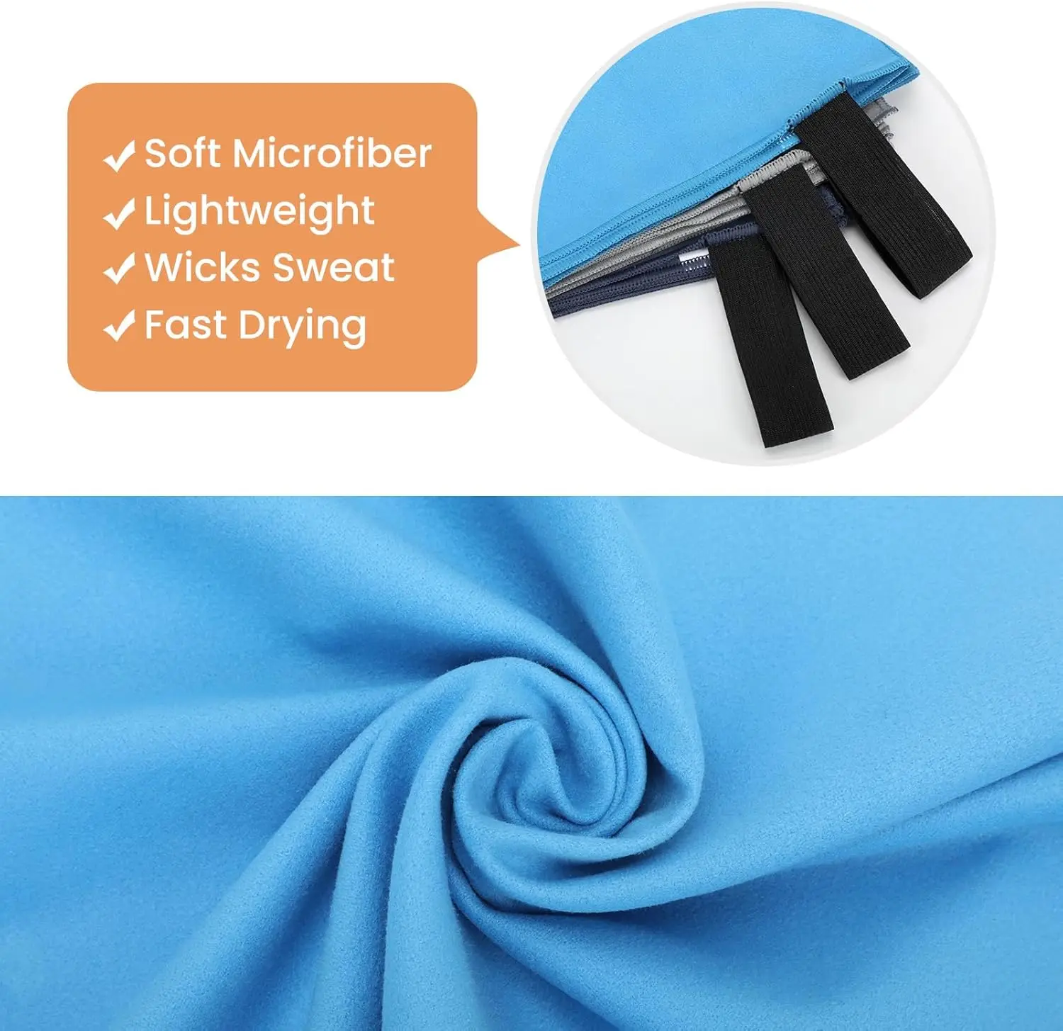 3 Pack Quick Dry Gym Towel for – обзор и цена Running Gear Gym