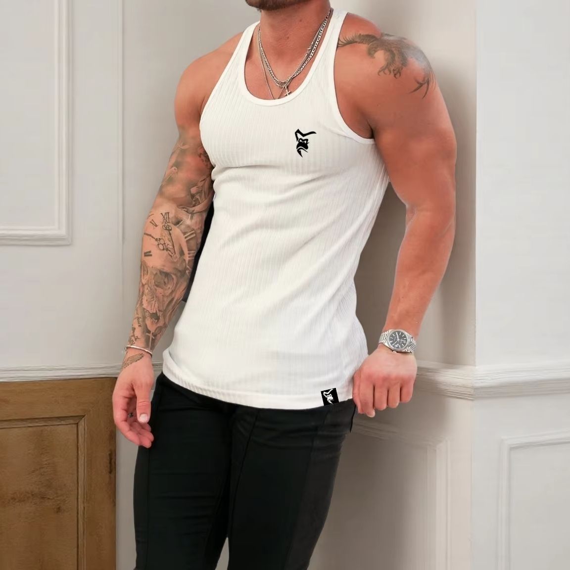 NEW Men's Quick Dry Running Ta – обзор и цена Running Gear Vest