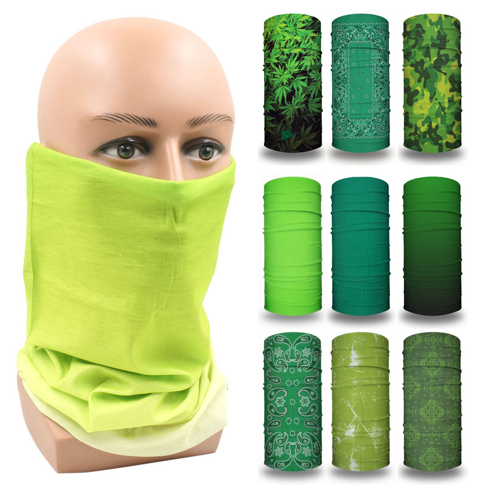 Green Face Bandanas Cover Hiki – обзор и цена Running Gear Green