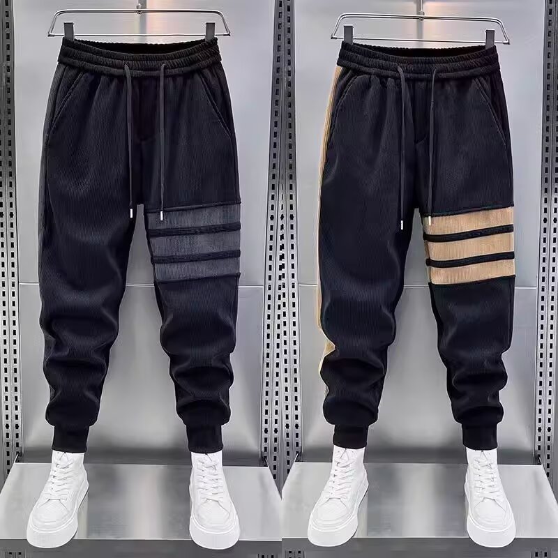 Trendy Men Black Joggers Autum – обзор и цена Running Gear Winter