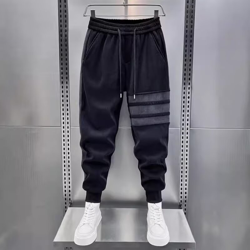 Trendy Men Black Joggers Autum – обзор и цена Running Gear Winter