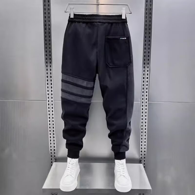 Trendy Men Black Joggers Autum – обзор и цена Running Gear Winter