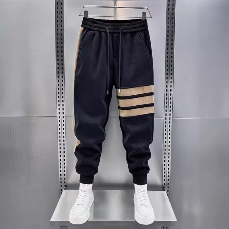 Trendy Men Black Joggers Autum – обзор и цена Running Gear Winter