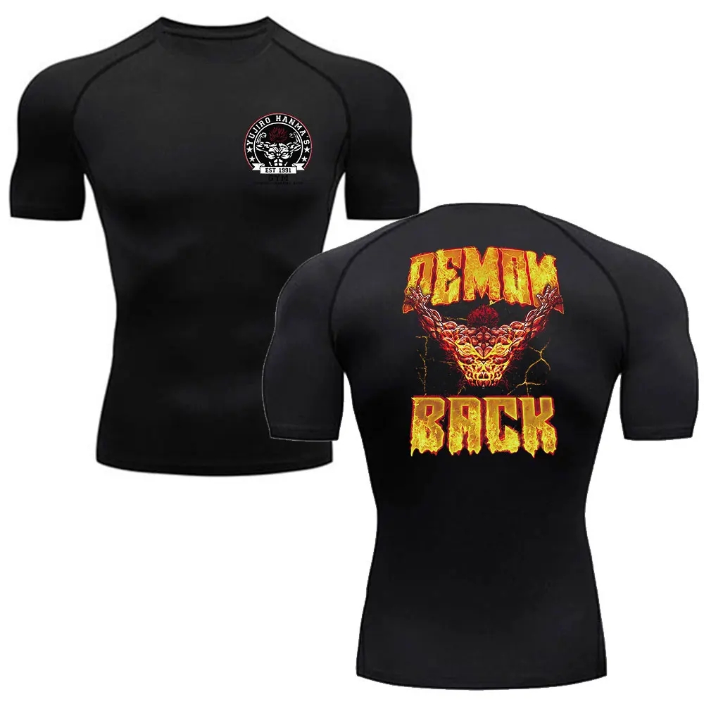 Anime Baki Print Compression T – обзор и цена Running Gear Winter