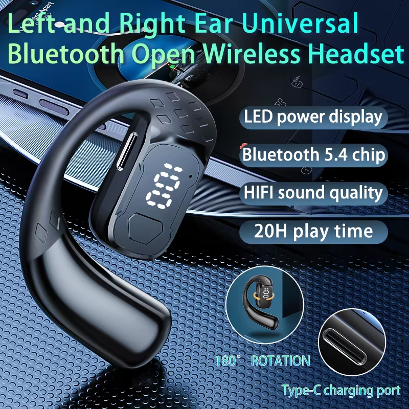 Bluetooth 5.4 180° Rotation Ad – обзор и цена Earphone Sport Hook