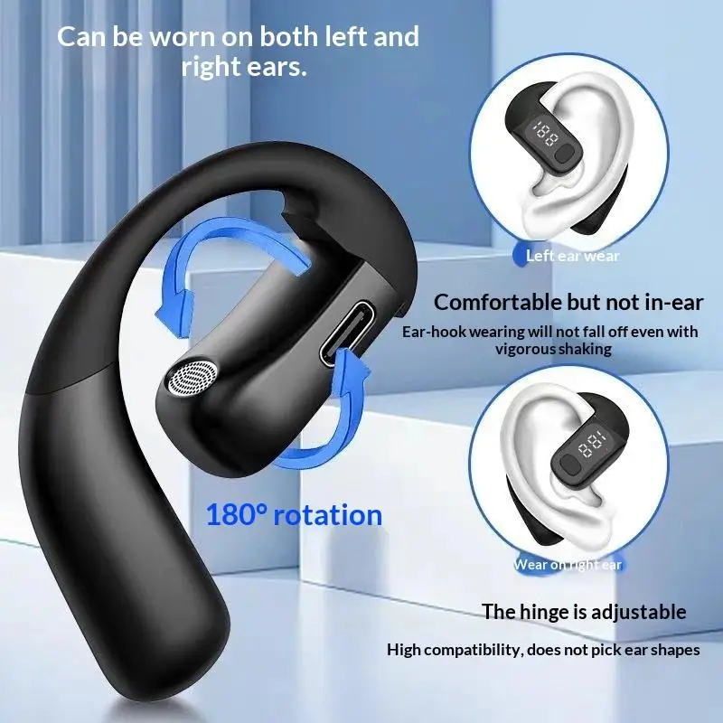 Bluetooth 5.4 180° Rotation Ad – обзор и цена Earphone Sport Hook