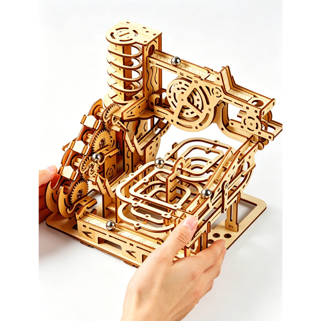 3D Wooden Puzzle Mechanical Ma – обзор и цена Running Gear Track