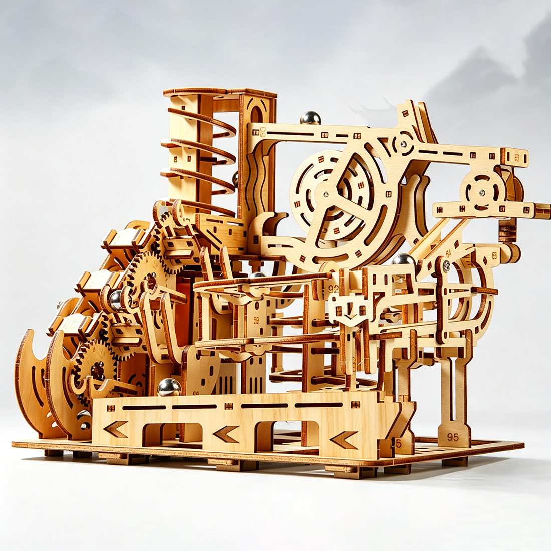 3D Wooden Puzzle Mechanical Ma – обзор и цена Running Gear Track