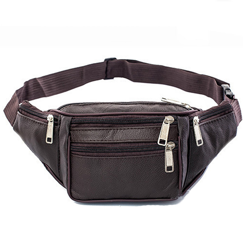 Leather Men Waist Chest Bag Th – обзор и цена Running Gear Holder